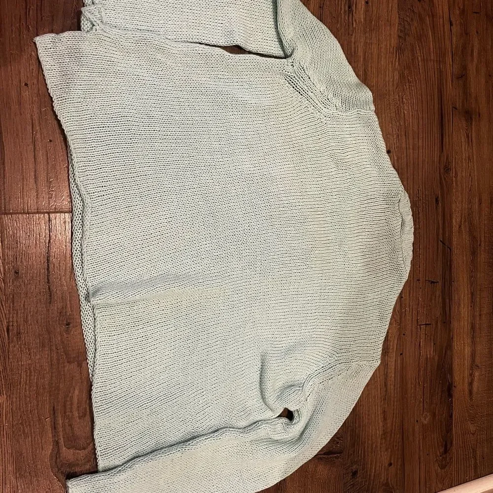 Wooden Ships mint green peace sweater - Picture 10 of 10